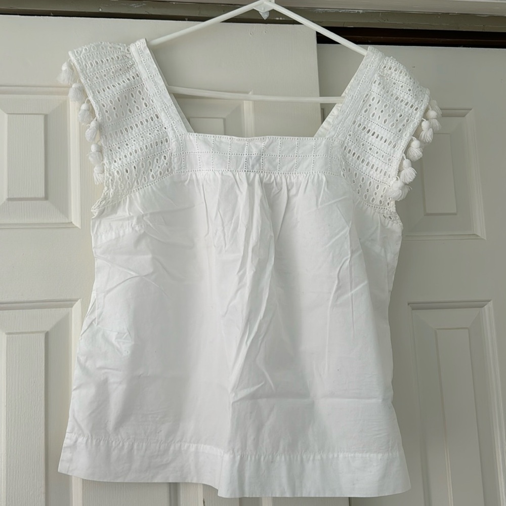 Jcrew white blouse